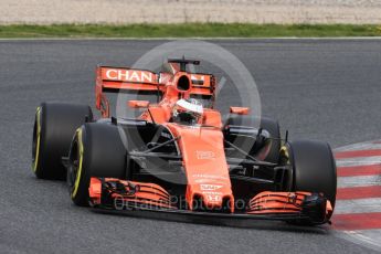 World © Octane Photographic Ltd. Formula 1 - Winter Test 1. Stoffel Vandoorne - McLaren Honda MCL32. Circuit de Barcelona-Catalunya. Tuesday 28th February 2017. Digital Ref : 1781LB1D9015
