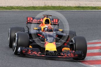 World © Octane Photographic Ltd. Formula 1 - Winter Test 1. Max Verstappen - Red Bull Racing RB13. Circuit de Barcelona-Catalunya. Tuesday 28th February 2017. Digital Ref : 1781LB1D9030