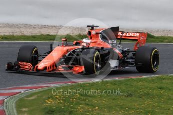 World © Octane Photographic Ltd. Formula 1 - Winter Test 1. Stoffel Vandoorne - McLaren Honda MCL32. Circuit de Barcelona-Catalunya. Tuesday 28th February 2017. Digital Ref :