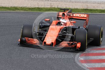 World © Octane Photographic Ltd. Formula 1 - Winter Test 1. Stoffel Vandoorne - McLaren Honda MCL32. Circuit de Barcelona-Catalunya. Tuesday 28th February 2017. Digital Ref :