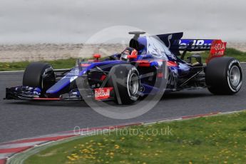 World © Octane Photographic Ltd. Formula 1 - Winter Test 1. Daniil Kvyat - Scuderia Toro Rosso STR12. Circuit de Barcelona-Catalunya. Tuesday 28th February 2017. Digital Ref :