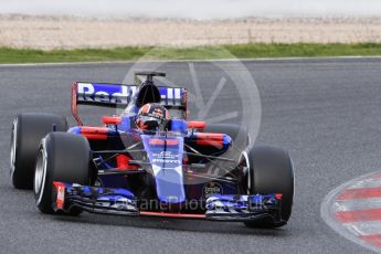 World © Octane Photographic Ltd. Formula 1 - Winter Test 1. Daniil Kvyat - Scuderia Toro Rosso STR12. Circuit de Barcelona-Catalunya. Tuesday 28th February 2017. Digital Ref :