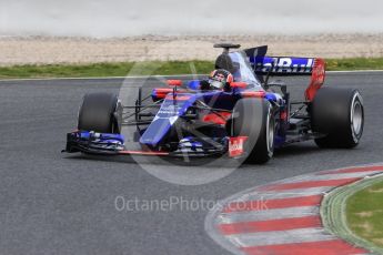 World © Octane Photographic Ltd. Formula 1 - Winter Test 1. Daniil Kvyat - Scuderia Toro Rosso STR12. Circuit de Barcelona-Catalunya. Tuesday 28th February 2017. Digital Ref :