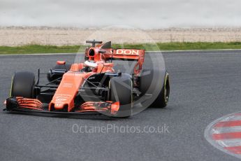 World © Octane Photographic Ltd. Formula 1 - Winter Test 1. Stoffel Vandoorne - McLaren Honda MCL32. Circuit de Barcelona-Catalunya. Tuesday 28th February 2017. Digital Ref :