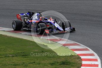 World © Octane Photographic Ltd. Formula 1 - Winter Test 1. Daniil Kvyat - Scuderia Toro Rosso STR12. Circuit de Barcelona-Catalunya. Tuesday 28th February 2017. Digital Ref :