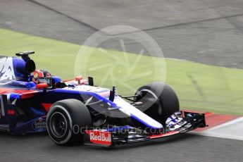 World © Octane Photographic Ltd. Formula 1 - Winter Test 1. Daniil Kvyat - Scuderia Toro Rosso STR12. Circuit de Barcelona-Catalunya. Tuesday 28th February 2017. Digital Ref :