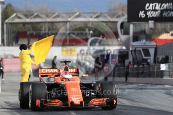 World © Octane Photographic Ltd. Formula 1 - Winter Test 1. Stoffel Vandoorne - McLaren Honda MCL32. Circuit de Barcelona-Catalunya. Tuesday 28th February 2017. Digital Ref :