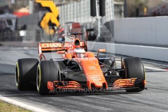 World © Octane Photographic Ltd. Formula 1 - Winter Test 1. Stoffel Vandoorne - McLaren Honda MCL32. Circuit de Barcelona-Catalunya. Tuesday 28th February 2017. Digital Ref :