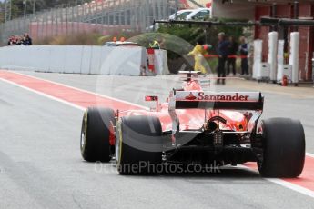 World © Octane Photographic Ltd. Formula 1 - Winter Test 1. Kimi Raikkonen - Scuderia Ferrari SF70H. Circuit de Barcelona-Catalunya. Tuesday 28th February 2017. Digital Ref : 1781LB1D9329