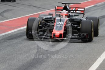 World © Octane Photographic Ltd. Formula 1 - Winter Test 1. Kevin Magnussen - Haas F1 Team VF-17. Circuit de Barcelona-Catalunya. Tuesday 28th February 2017. Digital Ref : 1781LB1D9337