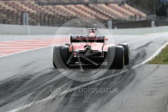 World © Octane Photographic Ltd. Formula 1 - Winter Test 1. Kimi Raikkonen - Scuderia Ferrari SF70H. Circuit de Barcelona-Catalunya. Tuesday 28th February 2017. Digital Ref : 1781LB1D9462