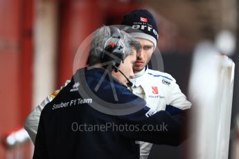 World © Octane Photographic Ltd. Formula 1 - Winter Test 1. Antonio Giovinazzi – Sauber F1 Team. Circuit de Barcelona-Catalunya. Tuesday 28th February 2017. Digital Ref : 1781LB1D9540