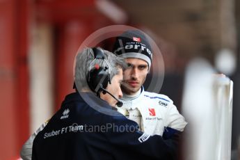 World © Octane Photographic Ltd. Formula 1 - Winter Test 1. Antonio Giovinazzi – Sauber F1 Team. Circuit de Barcelona-Catalunya. Tuesday 28th February 2017. Digital Ref : 1781LB1D9544