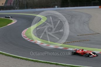 World © Octane Photographic Ltd. Formula 1 - Winter Test 1. Kimi Raikkonen - Scuderia Ferrari SF70H. Circuit de Barcelona-Catalunya. Tuesday 28th February 2017. Digital Ref :