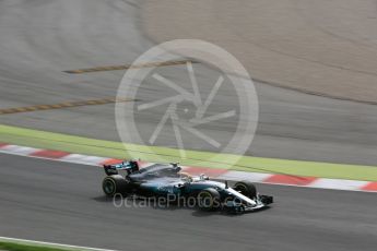 World © Octane Photographic Ltd. Formula 1 - Winter Test 1. Lewis Hamilton - Mercedes AMG Petronas F1 W08 EQ Energy+. Circuit de Barcelona-Catalunya. Tuesday 28th February 2017. Digital Ref :