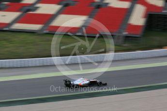 World © Octane Photographic Ltd. Formula 1 - Winter Test 1. Esteban Ocon - Sahara Force India VJM10. Circuit de Barcelona-Catalunya. Tuesday 28th February 2017. Digital Ref :