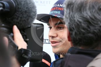 World © Octane Photographic Ltd. Formula 1 - Winter Test 1. Lance Stroll - Williams Martini Racing. Circuit de Barcelona-Catalunya. Tuesday 28th February 2017. Digital Ref : 1781LB5D8249