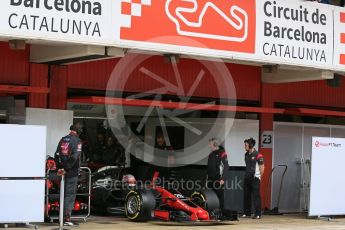 World © Octane Photographic Ltd. Formula 1 - Winter Test 1. Kevin Magnussen - Haas F1 Team VF-17. Circuit de Barcelona-Catalunya. Tuesday 28th February 2017. Digital Ref : 1781LB5D8325