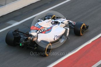 World © Octane Photographic Ltd. Formula 1 - Winter Test 1. Lance Stroll - Williams Martini Racing FW40. Circuit de Barcelona-Catalunya. Wednesday 1st March 2017. Digital Ref : 1782CB1D4272