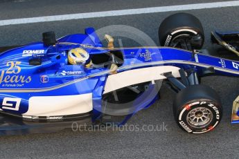 World © Octane Photographic Ltd. Formula 1 - Winter Test 1. Marcus Ericsson – Sauber F1 Team C36. Circuit de Barcelona-Catalunya. Wednesday 1st March 2017. Digital Ref : 1782CB1D4315