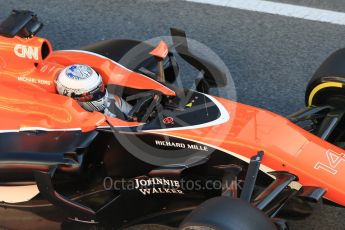 World © Octane Photographic Ltd. Formula 1 - Winter Test 1. Fernando Alonso - McLaren Honda MCL32. Circuit de Barcelona-Catalunya. Wednesday 1st March 2017. Digital Ref :1782CB1D4334