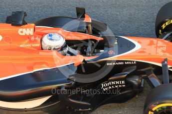 World © Octane Photographic Ltd. Formula 1 - Winter Test 1. Fernando Alonso - McLaren Honda MCL32. Circuit de Barcelona-Catalunya. Wednesday 1st March 2017. Digital Ref :1782CB1D4337
