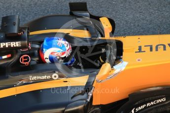 World © Octane Photographic Ltd. Formula 1 - Winter Test 1. Jolyon Palmer - Renault Sport F1 Team R.S.17. Circuit de Barcelona-Catalunya. Wednesday 1st March 2017. Digital Ref :1782CB1D4410