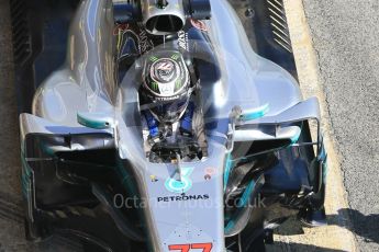 World © Octane Photographic Ltd. Formula 1 - Winter Test 1. Valtteri Bottas - Mercedes AMG Petronas F1 W08 EQ Energy+. Circuit de Barcelona-Catalunya. Wednesday 1st March 2017. Digital Ref :1782CB1D4511