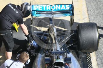 World © Octane Photographic Ltd. Formula 1 - Winter Test 1. Valtteri Bottas - Mercedes AMG Petronas F1 W08 EQ Energy+. Circuit de Barcelona-Catalunya. Wednesday 1st March 2017. Digital Ref :1782CB1D4521