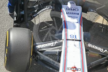 World © Octane Photographic Ltd. Formula 1 - Winter Test 1. Lance Stroll - Williams Martini Racing FW40. Circuit de Barcelona-Catalunya. Wednesday 1st March 2017. Digital Ref :1782CB1D4566