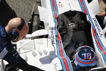 World © Octane Photographic Ltd. Formula 1 - Winter Test 1. Lance Stroll - Williams Martini Racing FW40. Circuit de Barcelona-Catalunya. Wednesday 1st March 2017. Digital Ref :1782CB1D4568