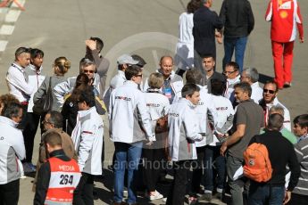 World © Octane Photographic Ltd. Formula 1 - Winter Test 1. Winfield Racing School (http://winfieldracingschool.com/) in the paddock. Circuit de Barcelona-Catalunya. Wednesday 1st March 2017. Digital Ref : 1782CB1D4580