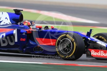 World © Octane Photographic Ltd. Formula 1 - Winter Test 1. Daniil Kvyat - Scuderia Toro Rosso STR12. Circuit de Barcelona-Catalunya. Wednesday 1st March 2017. Digital Ref :1782CB1D7872