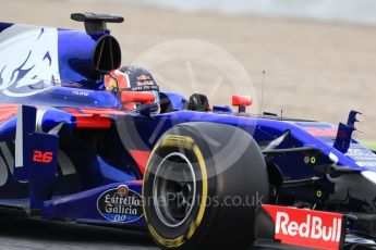 World © Octane Photographic Ltd. Formula 1 - Winter Test 1. Daniil Kvyat - Scuderia Toro Rosso STR12. Circuit de Barcelona-Catalunya. Wednesday 1st March 2017. Digital Ref :1782CB1D7879