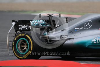 World © Octane Photographic Ltd. Formula 1 - Winter Test 1. Valtteri Bottas - Mercedes AMG Petronas F1 W08 EQ Energy+. Circuit de Barcelona-Catalunya. Wednesday 1st March 2017. Digital Ref :1782CB1D7909