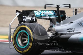 World © Octane Photographic Ltd. Formula 1 - Winter Test 1. Valtteri Bottas - Mercedes AMG Petronas F1 W08 EQ Energy+. Circuit de Barcelona-Catalunya. Wednesday 1st March 2017. Digital Ref :1782CB1D7922