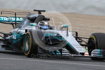 World © Octane Photographic Ltd. Formula 1 - Winter Test 1. Valtteri Bottas - Mercedes AMG Petronas F1 W08 EQ Energy+. Circuit de Barcelona-Catalunya. Wednesday 1st March 2017. Digital Ref :1782CB1D7970