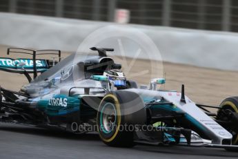 World © Octane Photographic Ltd. Formula 1 - Winter Test 1. Valtteri Bottas - Mercedes AMG Petronas F1 W08 EQ Energy+. Circuit de Barcelona-Catalunya. Wednesday 1st March 2017. Digital Ref :1782CB1D7975