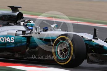World © Octane Photographic Ltd. Formula 1 - Winter Test 1. Valtteri Bottas - Mercedes AMG Petronas F1 W08 EQ Energy+. Circuit de Barcelona-Catalunya. Wednesday 1st March 2017. Digital Ref :1782CB1D8021