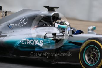 World © Octane Photographic Ltd. Formula 1 - Winter Test 1. Valtteri Bottas - Mercedes AMG Petronas F1 W08 EQ Energy+. Circuit de Barcelona-Catalunya. Wednesday 1st March 2017. Digital Ref :1782CB1D8028