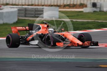 World © Octane Photographic Ltd. Formula 1 - Winter Test 1. Fernando Alonso - McLaren Honda MCL32. Circuit de Barcelona-Catalunya. Wednesday 1st March 2017. Digital Ref :1782CB1D8140