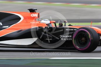 World © Octane Photographic Ltd. Formula 1 - Winter Test 1. Fernando Alonso - McLaren Honda MCL32. Circuit de Barcelona-Catalunya. Wednesday 1st March 2017. Digital Ref :1782CB1D8146