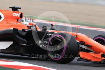 World © Octane Photographic Ltd. Formula 1 - Winter Test 1. Fernando Alonso - McLaren Honda MCL32. Circuit de Barcelona-Catalunya. Wednesday 1st March 2017. Digital Ref :1782CB1D8150