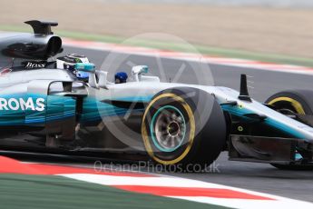 World © Octane Photographic Ltd. Formula 1 - Winter Test 1. Valtteri Bottas - Mercedes AMG Petronas F1 W08 EQ Energy+. Circuit de Barcelona-Catalunya. Wednesday 1st March 2017. Digital Ref :1782CB1D8180