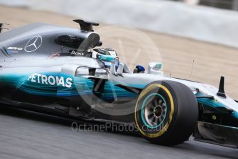 World © Octane Photographic Ltd. Formula 1 - Winter Test 1. Valtteri Bottas - Mercedes AMG Petronas F1 W08 EQ Energy+. Circuit de Barcelona-Catalunya. Wednesday 1st March 2017. Digital Ref :1782CB1D8186