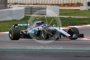 World © Octane Photographic Ltd. Formula 1 - Winter Test 1. Valtteri Bottas - Mercedes AMG Petronas F1 W08 EQ Energy+. Circuit de Barcelona-Catalunya. Wednesday 1st March 2017. Digital Ref :1782CB1D8191