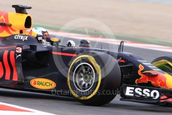 World © Octane Photographic Ltd. Formula 1 - Winter Test 1. Daniel Ricciardo - Red Bull Racing RB13. Circuit de Barcelona-Catalunya. Wednesday 1st March 2017. Digital Ref :