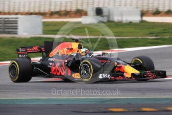 World © Octane Photographic Ltd. Formula 1 - Winter Test 1. Daniel Ricciardo - Red Bull Racing RB13. Circuit de Barcelona-Catalunya. Wednesday 1st March 2017. Digital Ref :1782CB1D8242