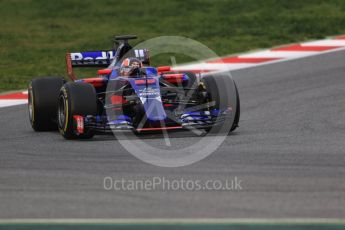 World © Octane Photographic Ltd. Formula 1 - Winter Test 1. Daniil Kvyat - Scuderia Toro Rosso STR12. Circuit de Barcelona-Catalunya. Wednesday 1st March 2017. Digital Ref :1782CB1D8263