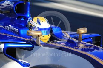 World © Octane Photographic Ltd. Formula 1 - Winter Test 1. Marcus Ericsson – Sauber F1 Team C36. Circuit de Barcelona-Catalunya. Wednesday 1st March 2017. Digital Ref :1782CB1D8301